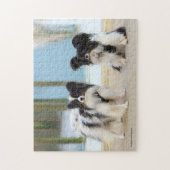Cute Papillon Speelgoed Spanjaarden Honden in het  Legpuzzel (Verticaal)