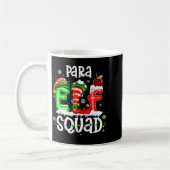 Cute Para Elf Squad Funny Christmas Elf Kids Teach Koffiemok (Links)