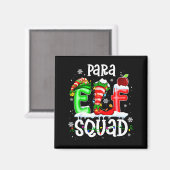Cute Para Elf Squad Funny Christmas Elf Kids Teach Magneet (Voorkant / Achterkant)