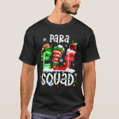 Cute Para Elf Squad Funny Christmas Elf Kids Teach T-shirt (Voorkant)