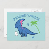 Cute Parasaurolophus Briefkaart (Voorkant / Achterkant)