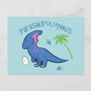 Cute Parasaurolophus Briefkaart