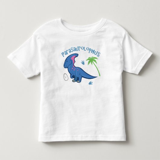 Cute Parasaurolophus Kinder Shirts (Voorkant)