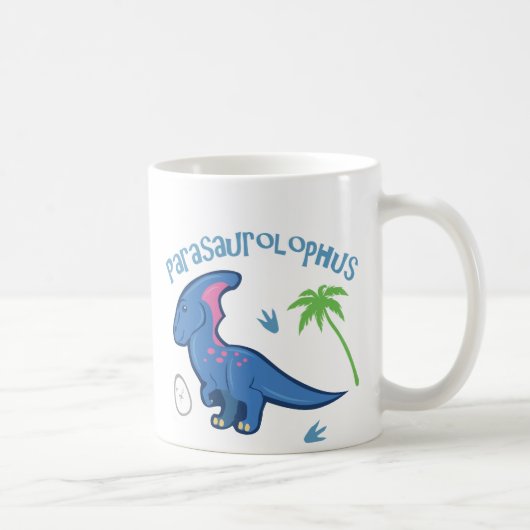 Cute Parasaurolophus Koffiemok (Rechts)