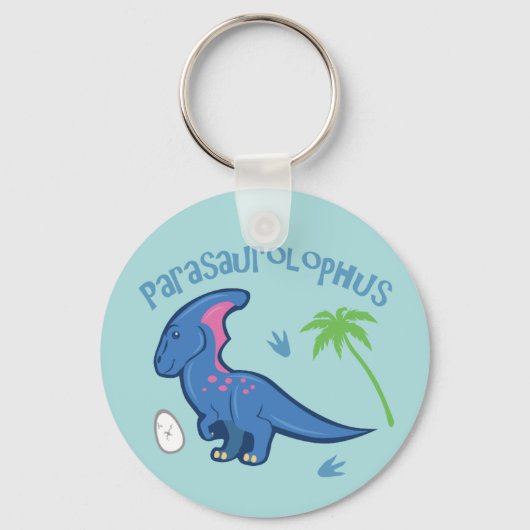 Cute Parasaurolophus Sleutelhanger (Voorkant)