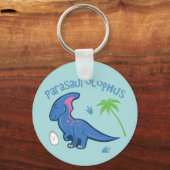 Cute Parasaurolophus Sleutelhanger (Voorkant)