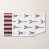 Cute Paris Eiffel Toren Bad Handdoeken Set Cadeau (Handdoek)