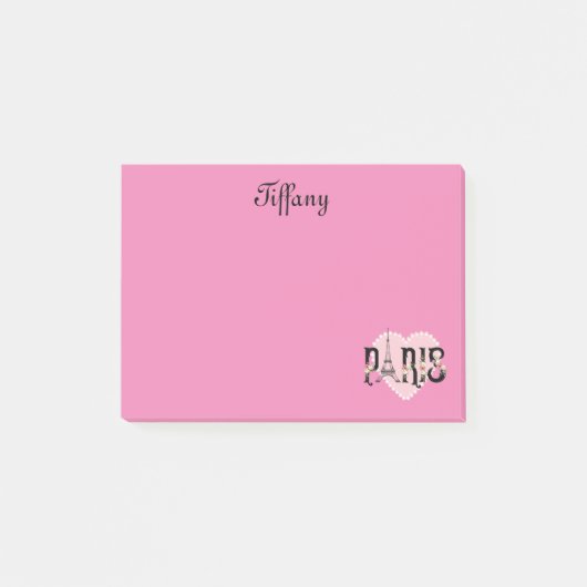 Cute Paris Post-it® Notes (Voorkant)