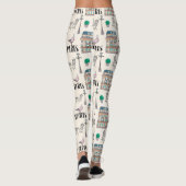 Cute Paris Street Scene | WATERVERF |Landmark Leggings (Achterkant)