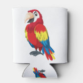 Cute parrot cartoon blikjeskoeler (Achterkant)