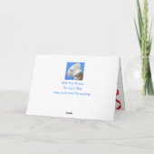 Cute Parrot Fest Birthday Kaart (Achterkant)