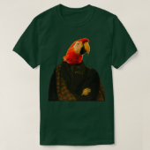 Cute parrot Macaw Distinguing Royal Dog Pets on re T-shirt (Design voorkant)