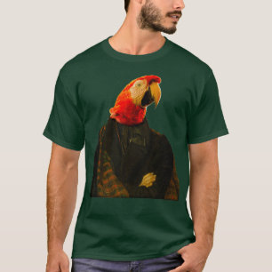 Cute parrot Macaw Distinguing Royal Dog Pets on re T-shirt