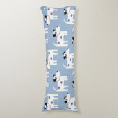 Cute Parson Jack Russell Terrier Dog Lichaamskussen (Voorkant Verticaal)