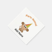 Cute Party Animal Monkey Servetten (Hoek)