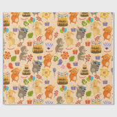 Cute Party-criteria Cadeaupapier (Vlak)