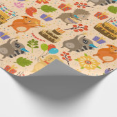 Cute Party-criteria Cadeaupapier (Hoek)