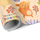 Cute Party-criteria Cadeaupapier (Rol Hoek)