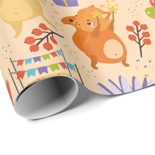 Cute Party-criteria Cadeaupapier (Rol Hoek)