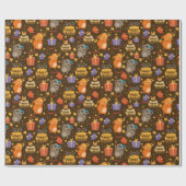 Cute Party Critters Cadeaupapier (Vlak)