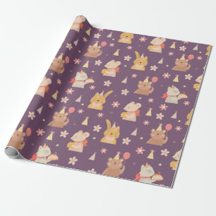 Cute Party Critters Cadeaupapier