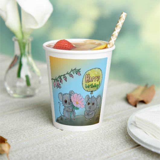 Cute party cups papieren bekers (Insitu)