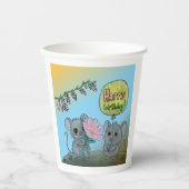 Cute party cups papieren bekers (Voorkant)
