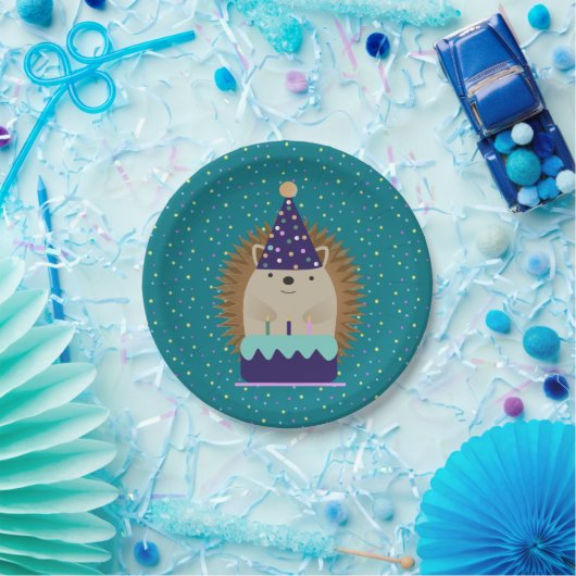 Cute Party Hedegel Papieren Bordje (Feest)