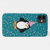 Cute Party Penguin Case-Mate iPhone Case (Achterkant (horizontaal))