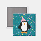 Cute Party Penguin Magneet (Voorkant / Achterkant)