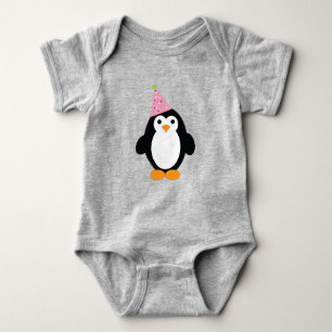 Cute Party Penguin Romper