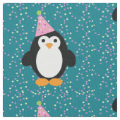 Cute Party Penguin Stof (Close Up)