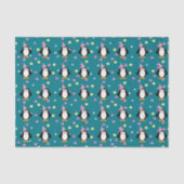 Cute Party Penguin Tissuepapier (Voorkant)