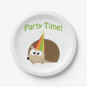 Cute Party Time Hedegel Papieren Bordje
