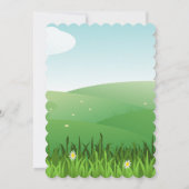 Cute Pasen brunch en eierjacht uitnodiging (Achterkant)