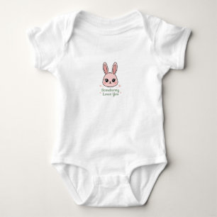 Cute Pasen Konijn Baby Body Romper