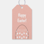 Cute Pasen Konijn Cadeautag Cadeaulabel (Achterkant)