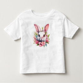 Cute Pasen Konijn Portret Cadeau T-shirt