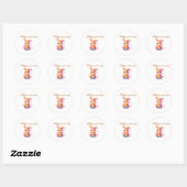 Cute Pasen Konijn Sticker – Kawaii Pastel Konijn L (Vel)