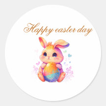 Cute Pasen Konijn Sticker – Kawaii Pastel Konijn L