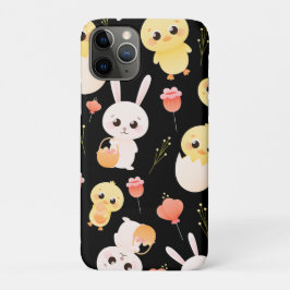 Cute Pasen Kuikens & Konijnen Naadloos Patroon  Case-Mate iPhone Case