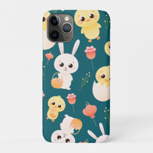 Cute Pasen Kuikens & Konijnen Naadloos Patroon Case-Mate iPhone Case