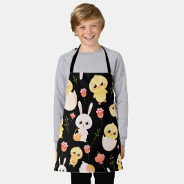 Cute Pasen Kuikens & Konijnen Naadloos Patroon  Schort