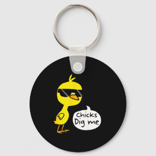 Cute pasen kuikens vinden mij shirt Cute pasen kui Sleutelhanger