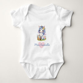 Cute Pasen / Lente Eenhoorn Baby Body Romper