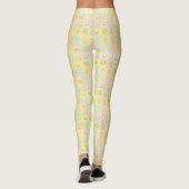 Cute Pasen/lente patronen Leggings (Achterkant)