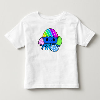 Cute Pasen Octopus Kids T-shirt met Kleurrijke Eie