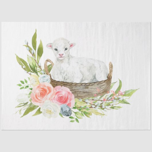 Cute Pasen Serie Design 3 Tissuepapier (Voorkant)