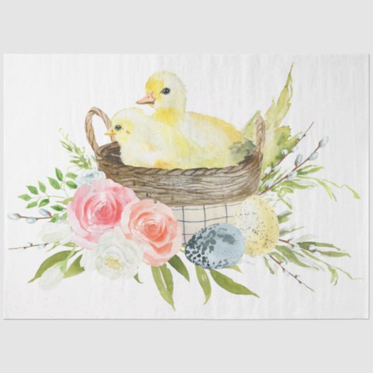 Cute Pasen Serie Design 9 Tissuepapier (Voorkant)