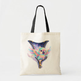 Cute Pastel 3D Papegaai Rits Tas | Cosmic Fan